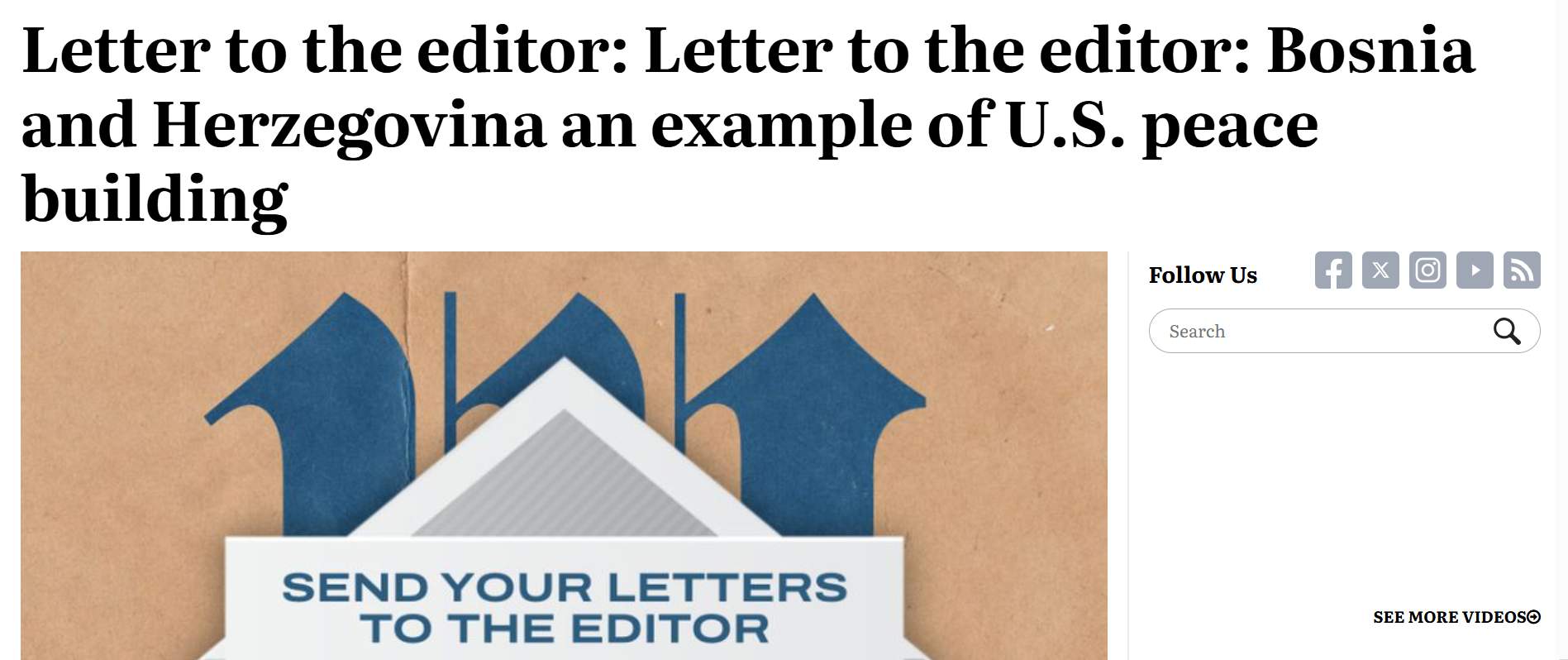 cerić mustafa.jpg - Washington Times objavio pismo/reakciju dr. Mustafe Cerića